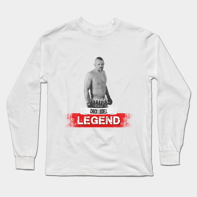 Chuck Liddell Long Sleeve T-Shirt by FUNCT